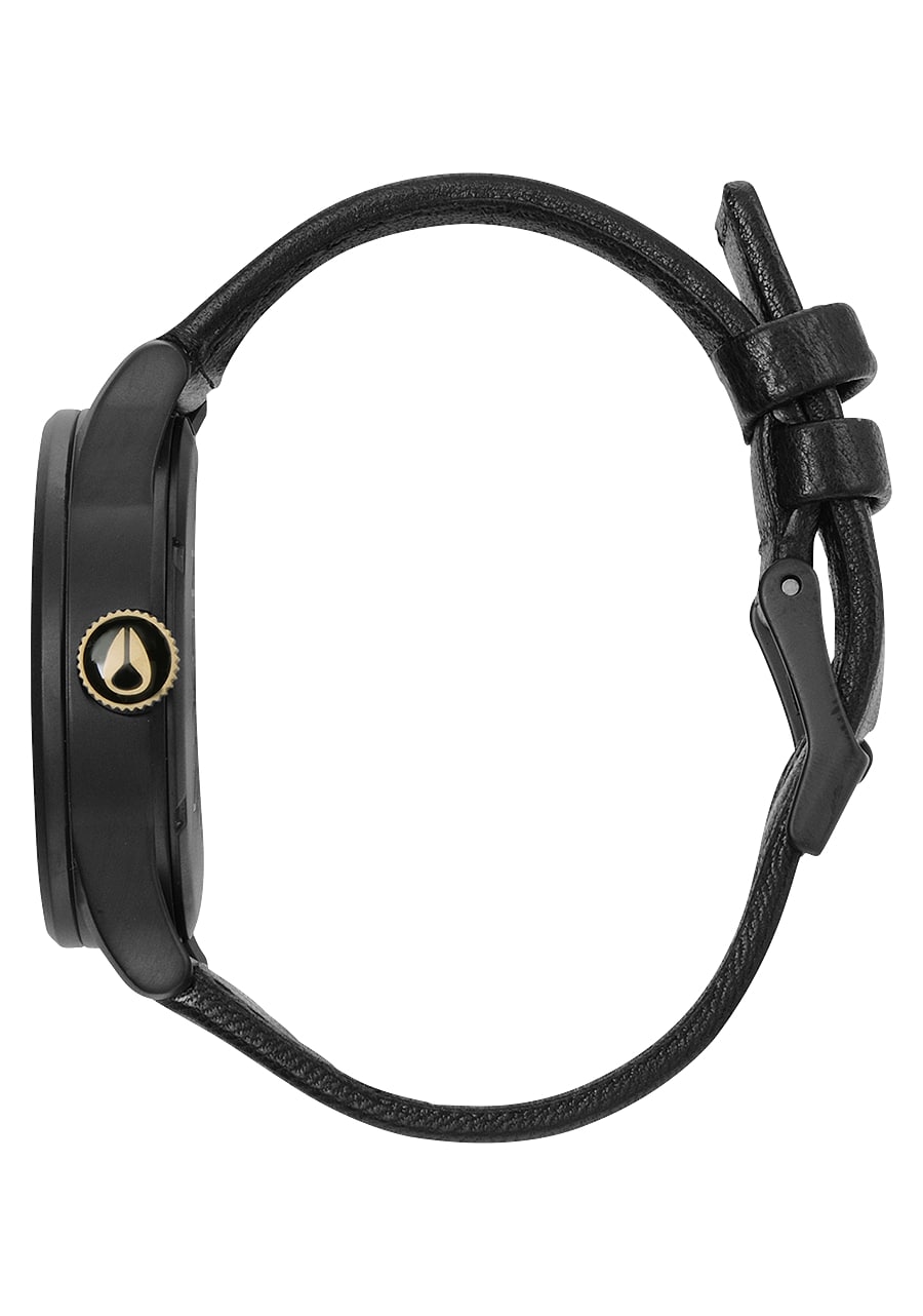 SENTRY LEATHER MATTE BLACK / GOLD A1051041