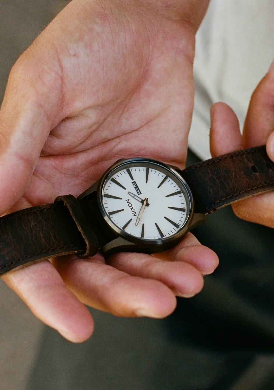SENTRY LEATHER BRONZE / GUNMETAL A1052091