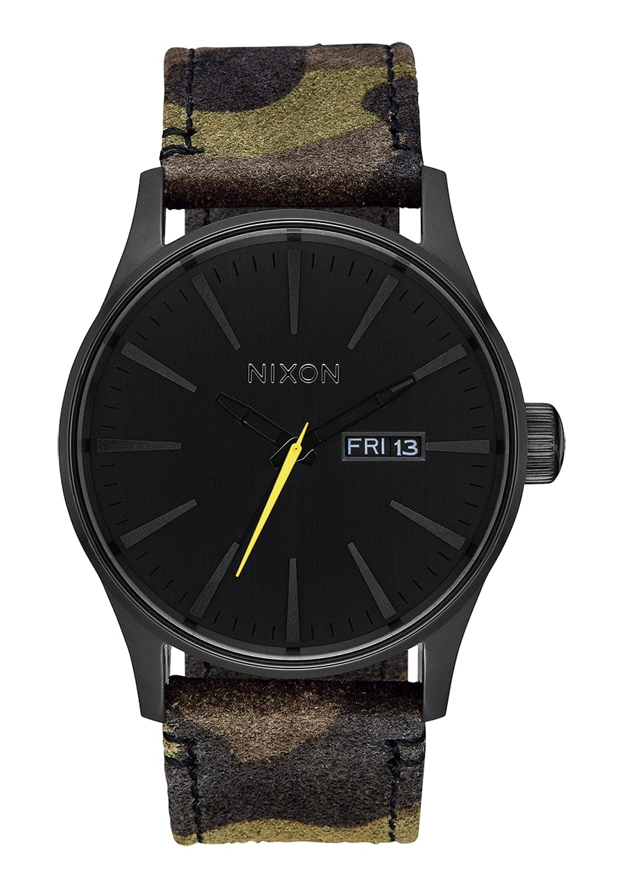 SENTRY LEATHER BLACK / CAMO / VOLT A1053054