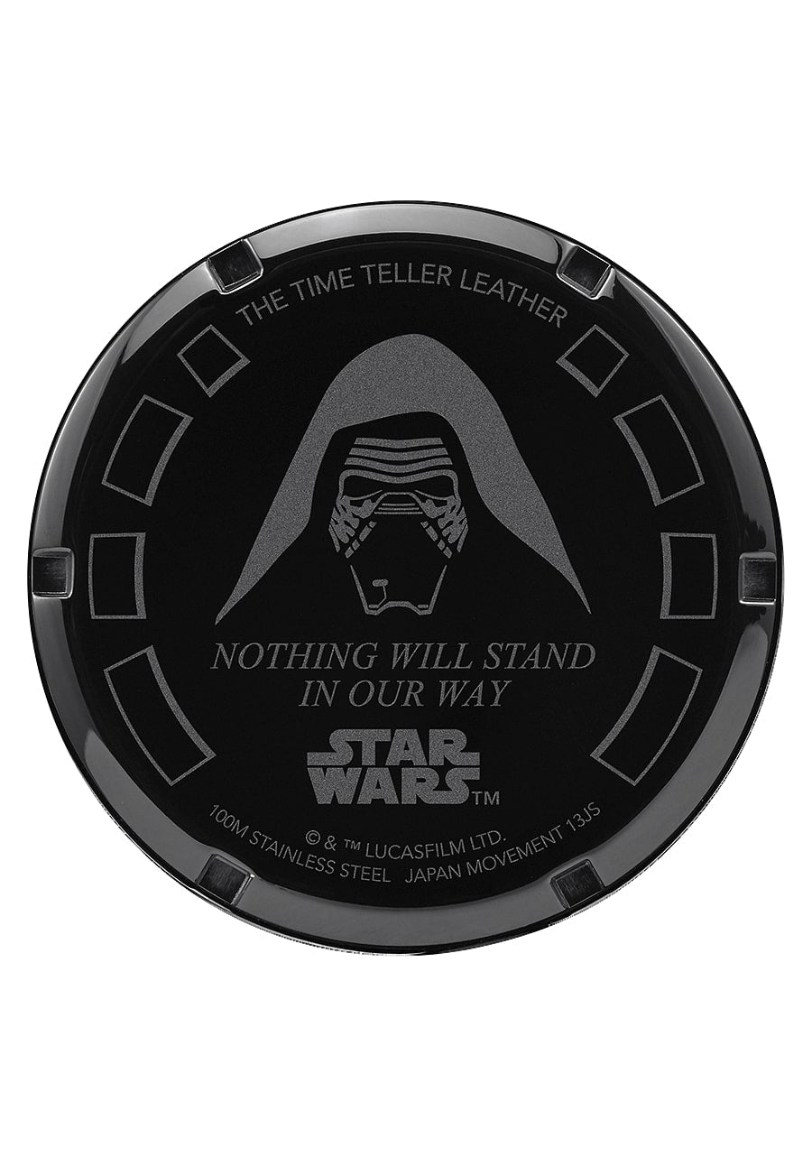 TIME TELLER LEATHER STAR WARS KYLO BLACK A1069SW2444