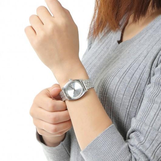 MEDIUM TIME TELLER ALL SILVER A11301920