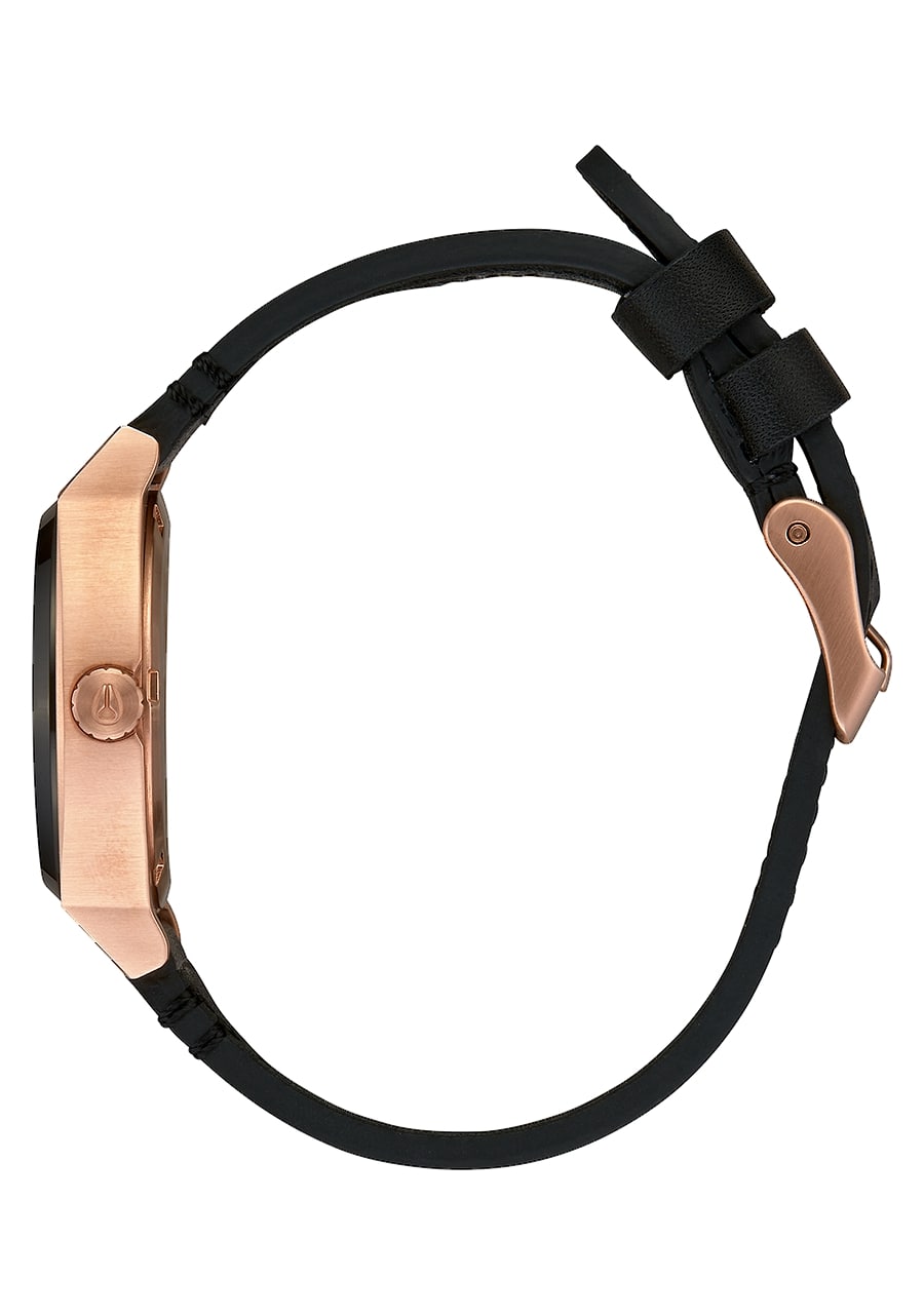 MEDIUM TIME TELLER LEATHER ROSEGOLD / BLACK CHEETAH A11723003