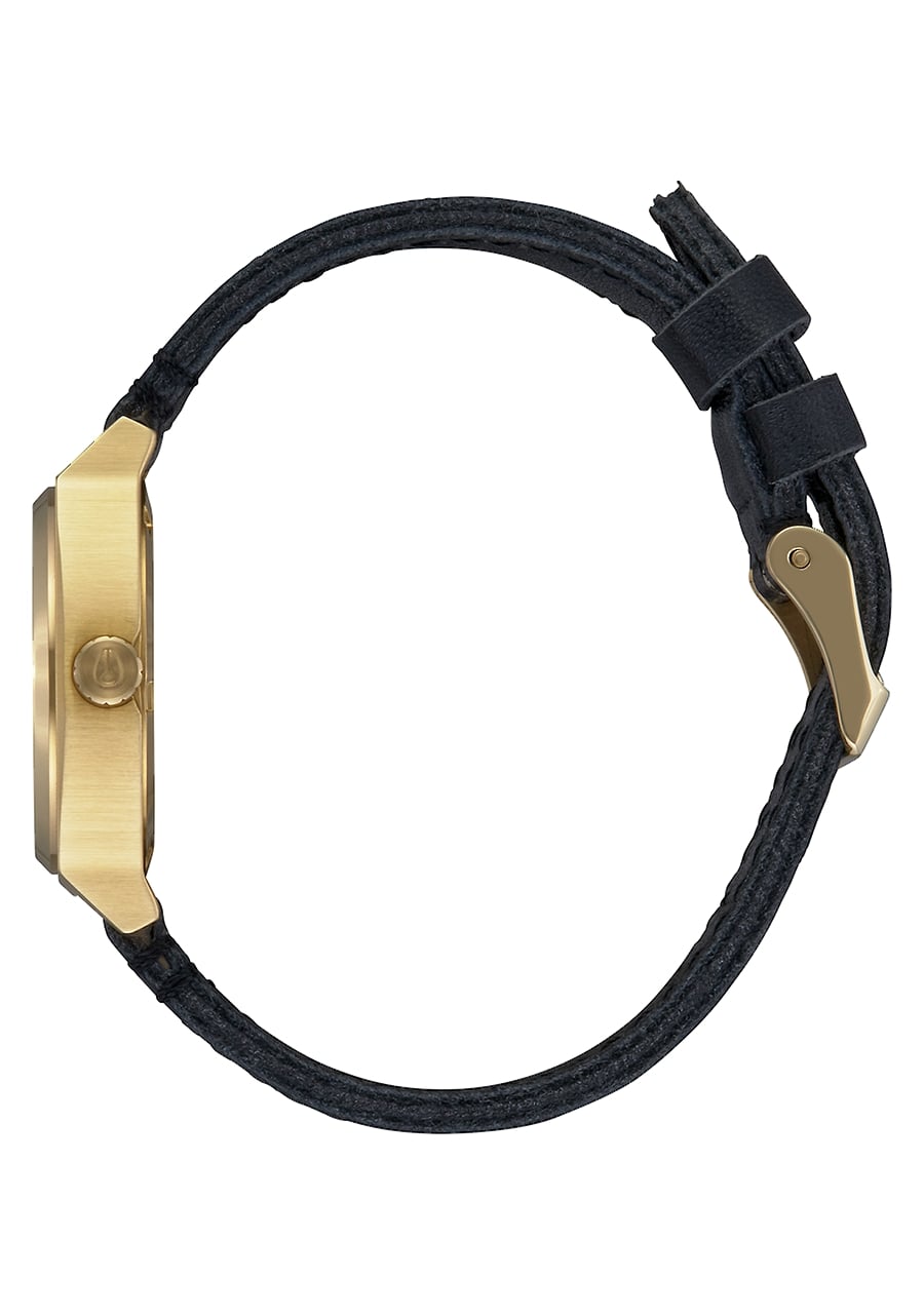 MEDIUM TIME TELLER LEATHER GOLD / BLACK A1172513