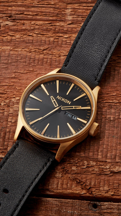 SENTRY LEATHER GOLD / BLACK A105513