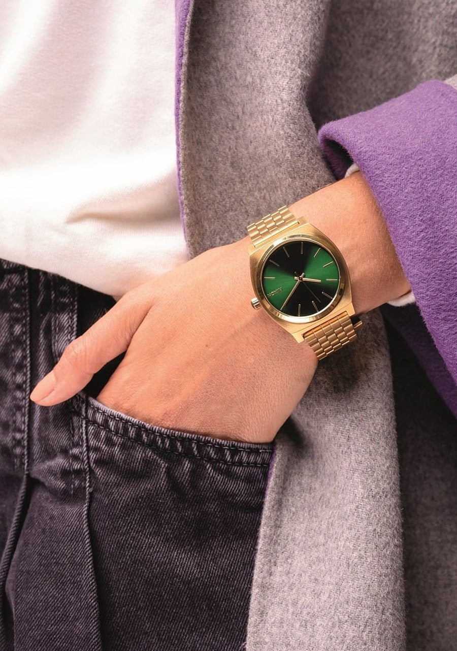 TIME TELLER GOLD / GREEN SUNRAY A0451919