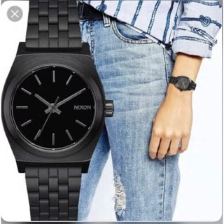 MEDIUM TIME TELLER ALL BLACK A1130001